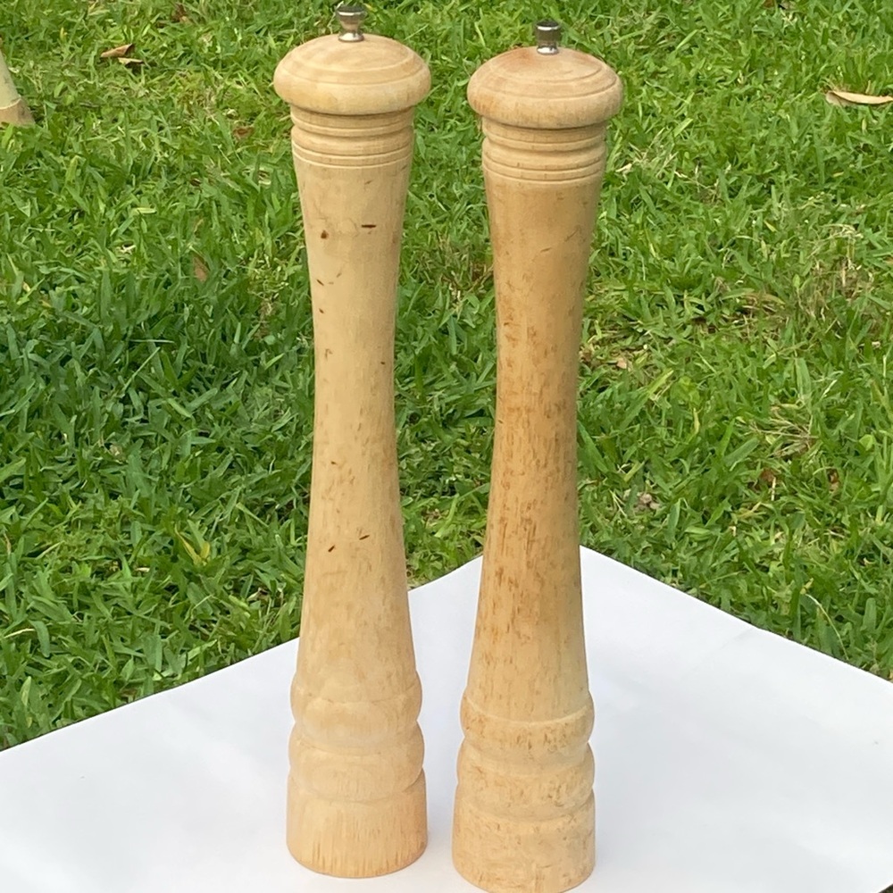 ‼️SOLD‼️ Wooden Pepper and Salt Mills